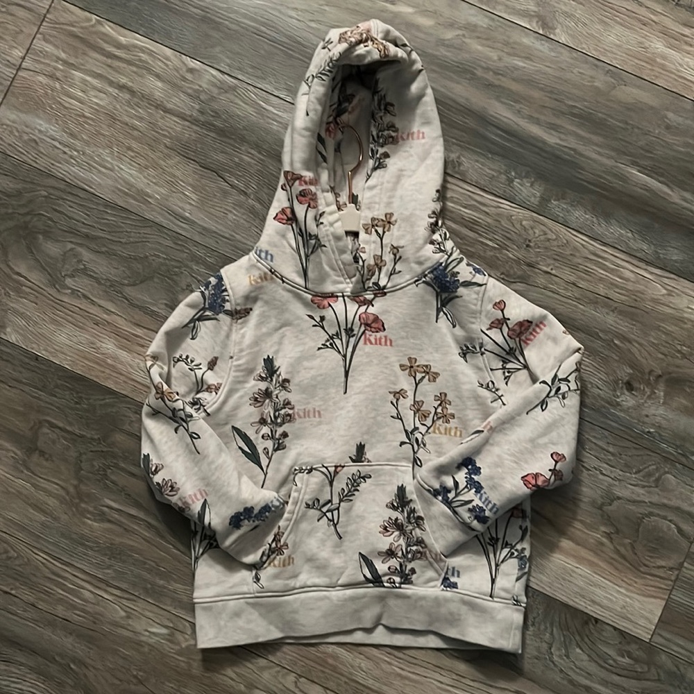 Kith Floral Hoodie Sweatshirt Kids Girls